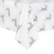 Mr Crimbo PVC Tafelkleed Vinyl Tafelkleed Protector Rechthoekig Woonaccessoire Xmas Room Decoratie Grijs & Wit 140x240cm