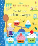 Bongers Speelgoed Usborne Kijk onder het flapje. Voor het eerst meten en wegen