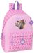 Safta Kpop Demon Hunters Huntrix Sac à dos Filles - 42x30x12cm – Sac d'école avec compartiment pour ordinateur portable Rose