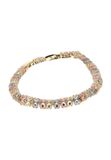 Gaya Leo E-Commerce Ltd. Gaya Bracelet 19 cm Koper Goud Multicolor Met steen Vrouwen Volwassenen