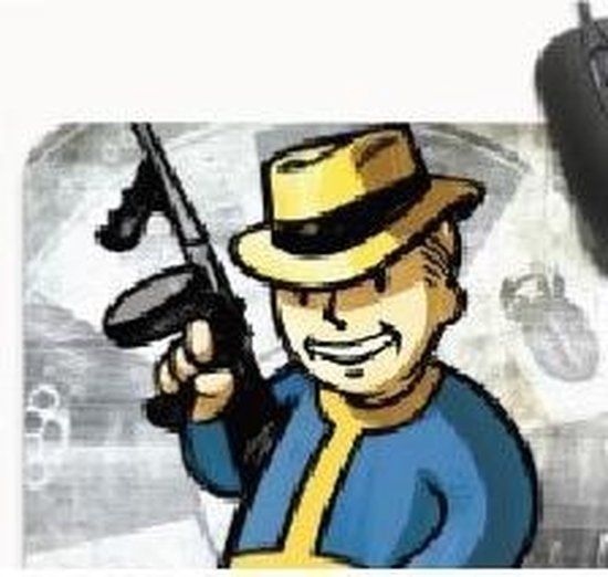 Fallout 4 Logo Mouse Mat - Gaming - Yellow - 35 cm