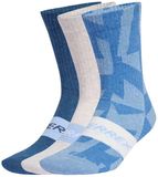 Adidas Terrex Multi Crewsokken 3 Paar Wit, Blauw EU 37-39