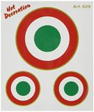 Quattroerre 6119 sticker Coccarda Italia Tabella