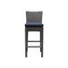 AVH-Collectie Oxford barstoel grijs wicker