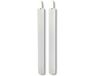 Countryfield Bougies LED avec flamme mouvante 2x - Blanc - Télécommande - Bougie de dîner rustique cire 23 cm