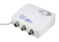 Interne tv-antenneversterker, 60 dB, compatibel met digitale en analoge signalen, optimaliseert de tv-ontvangst in gesloten ruimtes.