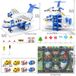 Jouet avion jouet voiture circuit de course pour enfants de 3 à 5 ans avec 8 petits jouets de voiture, jouet éducatif pour tout-petits, cadeaux d'anniversaire