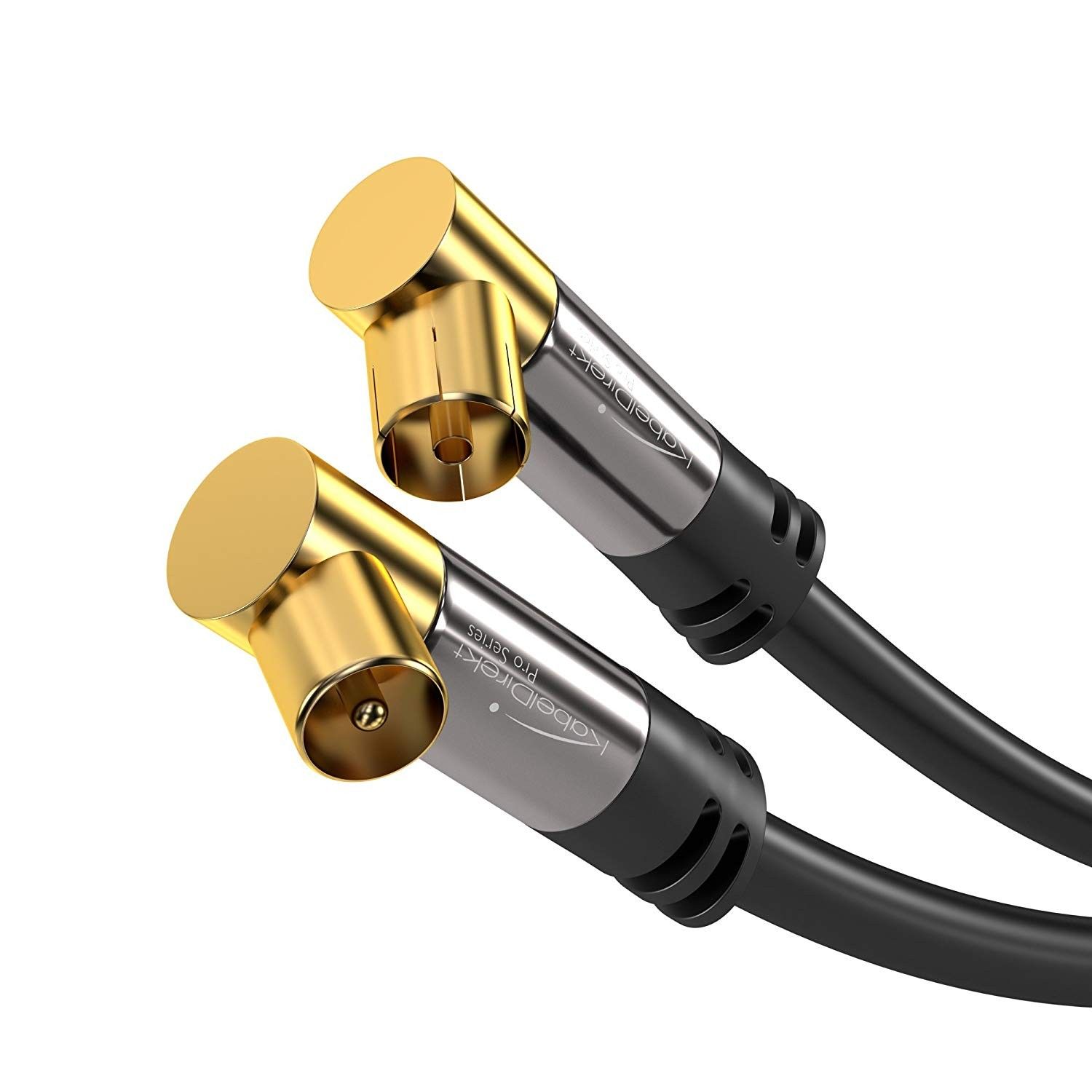 KabelDirekt 799422538214 - 1m Coax Kabel - 75 Ohm