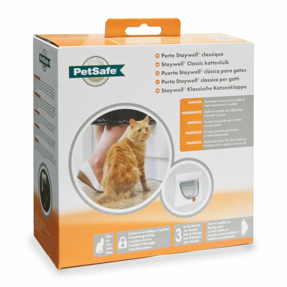 Petsafe 917 Classic Kattenluik - Wit - Ø 22.4 cm