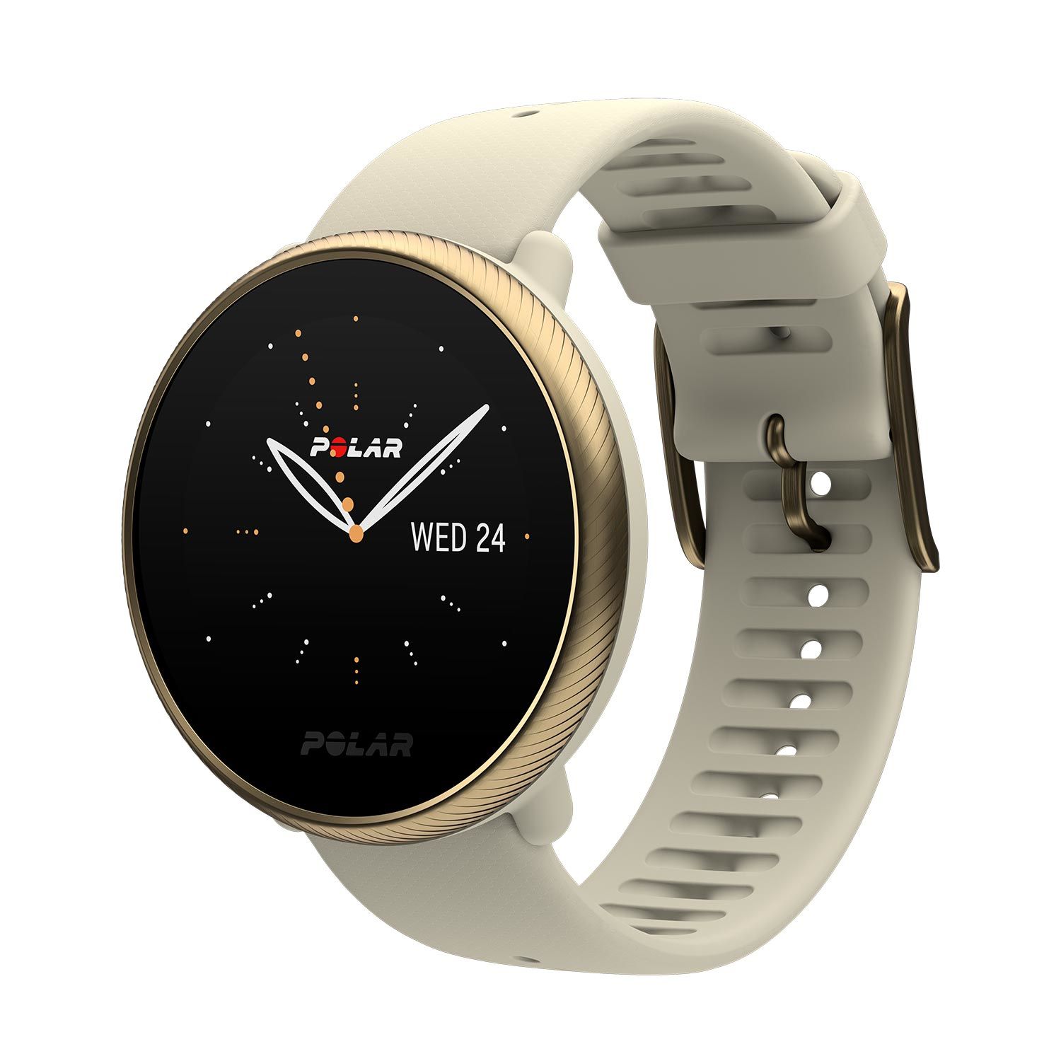 Polar Ignite 2 Smartwatch - 1.2" TFT Display, GPS, Gold, S/L Band