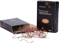 Decoris Kerstbalhaakjes - 400 stuks - Koper - Metaal