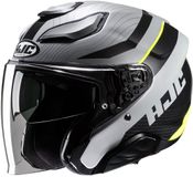 HJC F31 Naby Zwart Grijs Jethelm - Helm