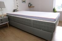 Dodo Matrastopper 140 x 190 cm, evenwichtig comfort, latexeffect, veerkrachtig traagschuim, nauwkeurige morfologische grip, afneembare overtrek, wasbaar