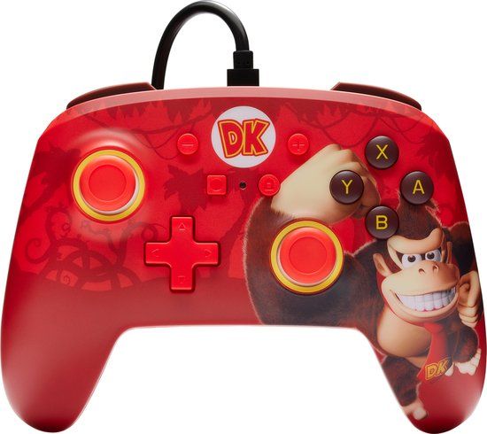 PowerA Geavanceerde Bedrade Controller voor Nintendo Switch - Donkey Kong Flex