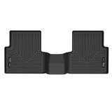 Husky Liners X-act Contour Floor Mats | Fits 2021-2024 Ford Bronco Sport | 2nd Row, 1-pc Black - 53771
