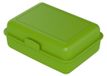 Boîte à lunch "Pausen-Box" – Boîte à pain pour enfants avec séparateur et fermeture à clip – Sans BPA et fabriquée en Allemagne – Lunchbox pour l'école et le travail - vert gazon