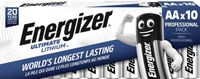 Energizer Ultimate Lithium AA Wegwerpbatterij - 10 stuks