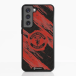 Manchester United Coque de Téléphone 3D Officielle – Design Abstrait Rouge et Noir