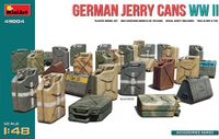 MiniArt Modelbouwpakket Militaire voertuigen - 49004 German Jerry Cans WWII Plastic - 1:48 - Modelbouw
