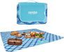 Zendea Seashore Picknickdeken met waterdichte en zandbestendige achterkant, grote campingdeken, park, tuin, outdoor, strand, waterdichte laag, opvouwbaar, 200 x 200 cm