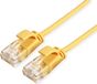 Roline UTP Data Center Patchkabel Cat.6A (Class EA), LSOH, extra dun, geel, 0,15 m