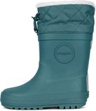 Druppies Winterlaarzen Kinderen - Gevoerde Regenlaarzen - Snowboots - Petrol Blue - Maat 29