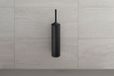Duravit Starck T Toiletborstel - Wandmodel - Zwart Mat - 43.5x8cm