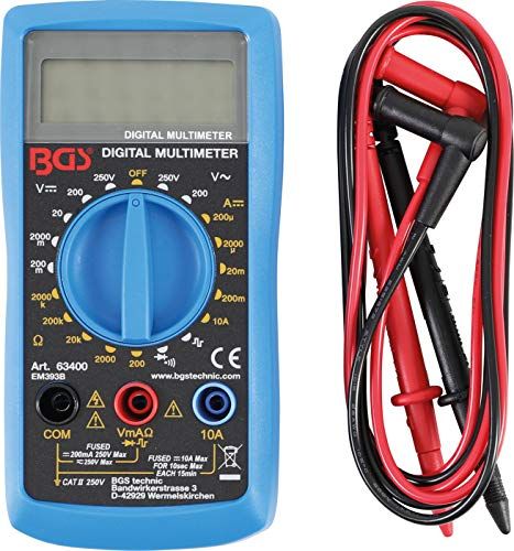 BGS 63400 Digitale multimeter - LCD-scherm - stroommeter - Volt-, Ohm-, ampère-meter