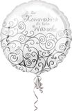 Amscan Folieballon Zur Kommunion 43 Cm Wit/zilver