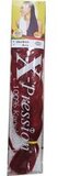 Hair extensions X-Pression Burg Burg - 55 cm - BURGUNDY - 3 pieces