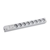 Bachmann 19-Steckdosenleiste 1HE 8xUTE 1xSPD