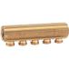 Giacomini R580Y070 - Collecteur 10 sorties mâles pour tubes PB/PER et multicouches - Entraxe 35 mm - Pression 16 bar - Température 5 à 110°C