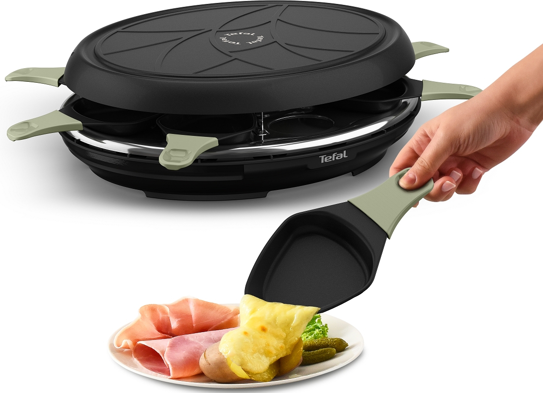 Tefal Raclette Neo Deco Eco Design 8-persoons gourmetstel RE31E8