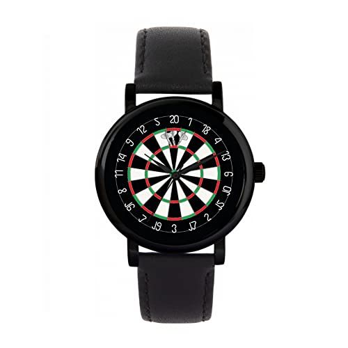 Toff London Wit dartbord 180 horloge - 5059911117609