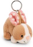 NICI Sleutelhanger Konijn Hopsala 10cm - bruin