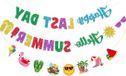 Allecto plus Bannière d'été décoration de fin d'année scolaire dernier jour d'école fournitures de fête de vacances d'été