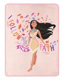 Northwest Disney Princess Micro Raschel plaid deken, 46 "x 60", eigen pad