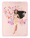 Northwest Disney Princess Micro Raschel plaid deken, 46 "x 60", eigen pad