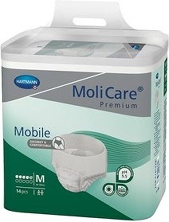 Hartmann MoliCare Mobile 5 druppels Medium - 14 stuks