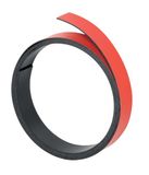FRANKEN Magneetband, 100 cm x 15 mm x 1 mm, Rood