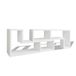 VidaXL meuble TV & centre de divertissement, double, en L, blanc