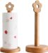 TANGGER Porte-rouleau de cuisine en bois - Blanc/Noir