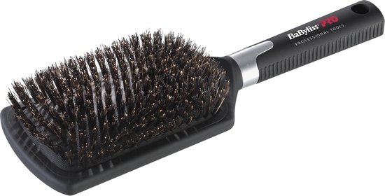 BaByliss Paddel Brush Wildzwijnhaar zwart XL