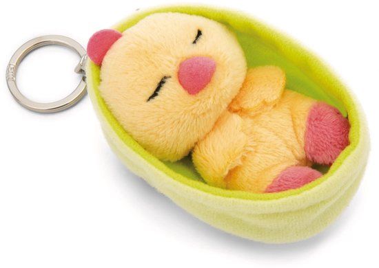 Nici sleutelhanger kuiken 8cm mand lichtgroen