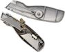 WEDO Safety veiligheidsmes met trapeziumvormig lemmet, aluminium, zilver