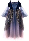 Great Pretenders Verkleedkledij Twilight Enchantress jurk - 6/8 jaar - Zwart/Paars