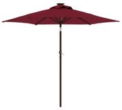 Merkloos Bordeaux Tuinparasol 225 x 225 cm