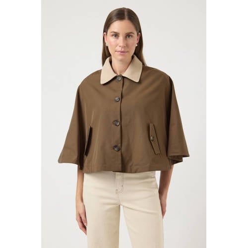 YAS oversized blazer bruin