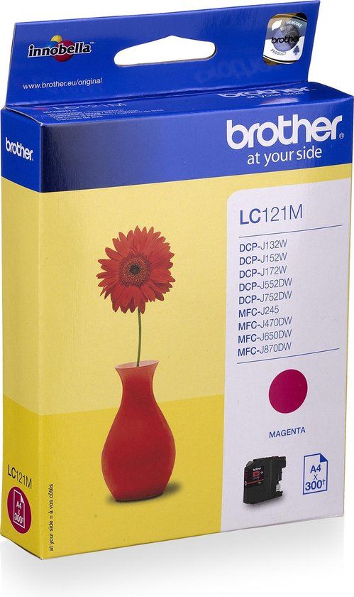 Brother LC-121M Magenta Ink Cartridge - Original