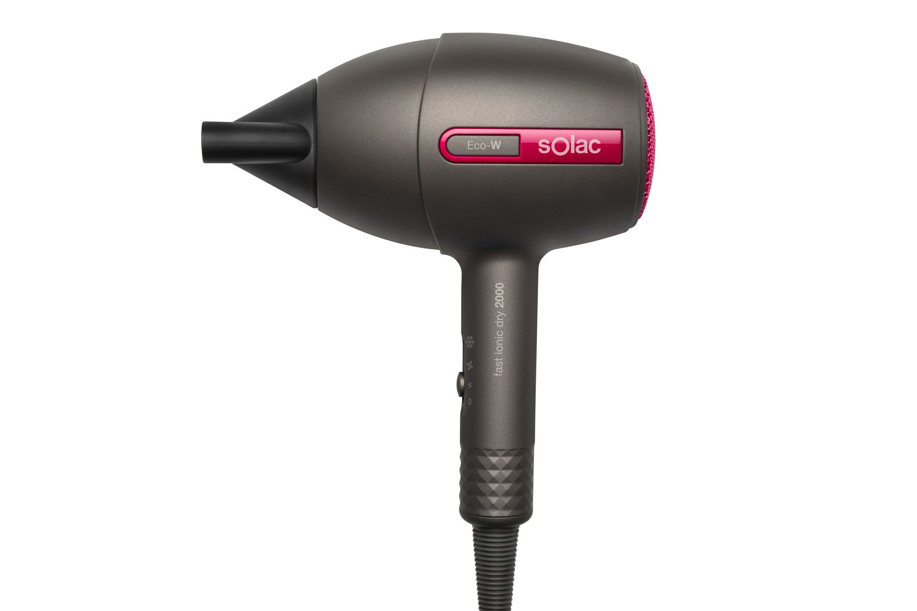 Solac SH7087 - Haardroger - 1400 Watt - Grijs/Metallic